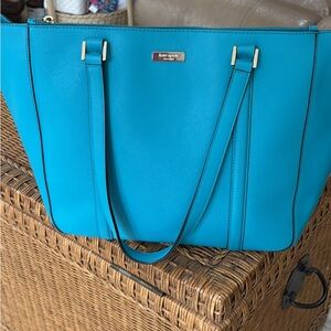 Kate Spade Turquoise Tote Bag